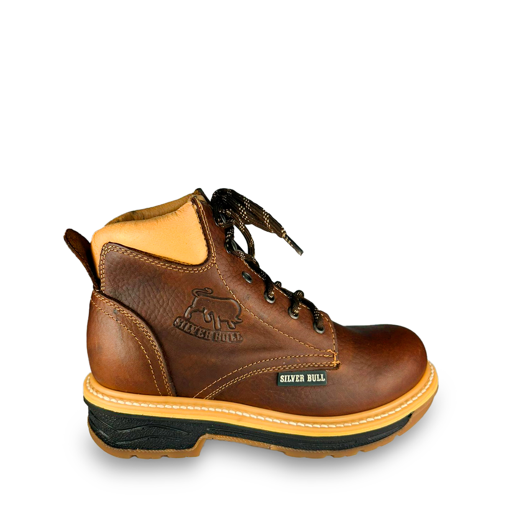 Bota de trabajo Estilo 664 Color Ocre Suela Doble densidad Silver Bull