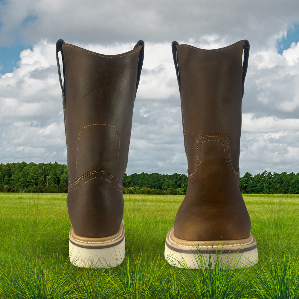
                      
                        Bota roper de trabajo ligera Estilo 0700 Color café claro Suela PU ultra confortable y duradera
                      
                    
