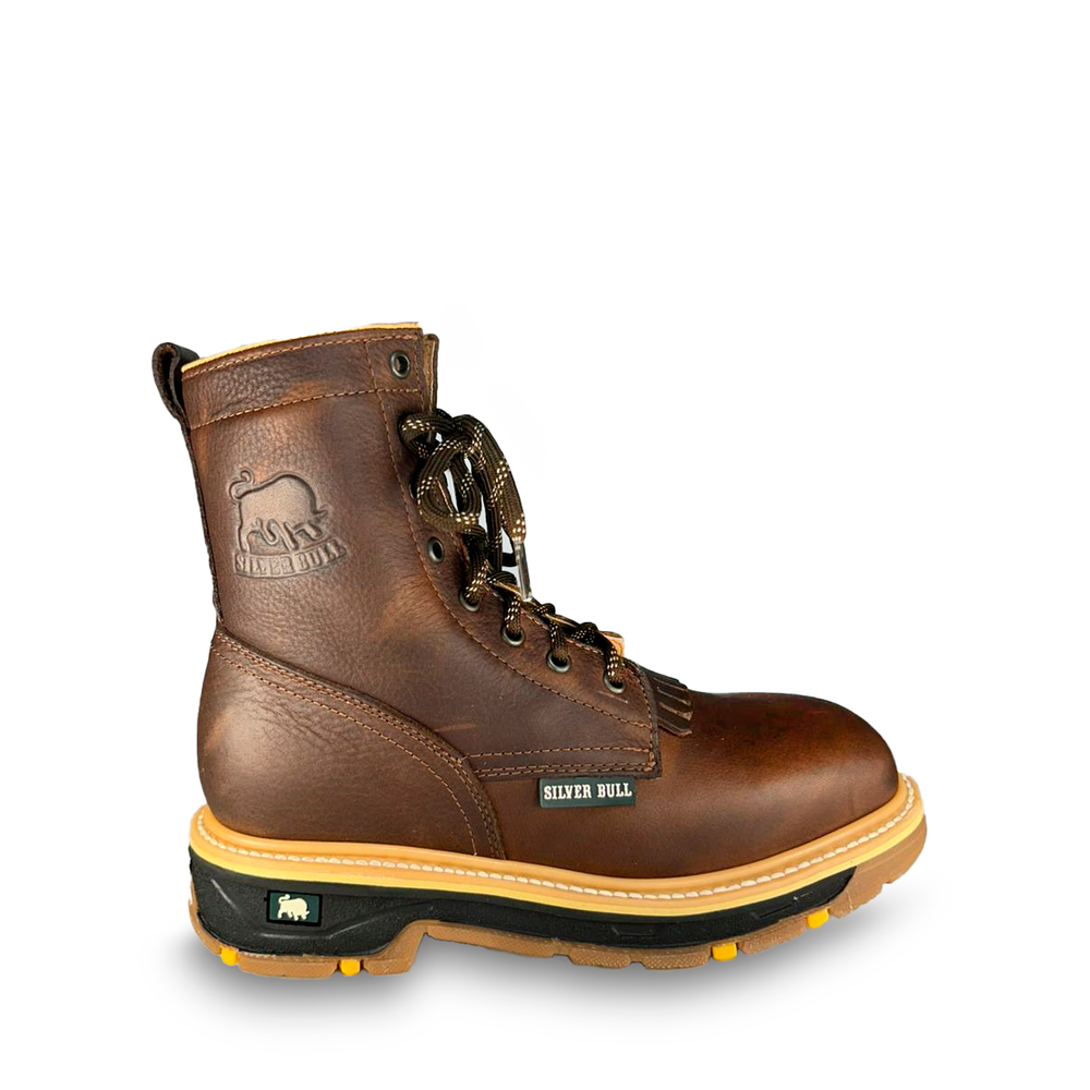 Bota lacer Estilo 5053 Color Café Suela Rody Silver Bull